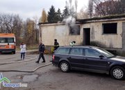 Пожар в бившето парокотелно на болницата