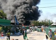 Гори складът за вторични суровини на „Никсметал”