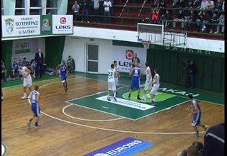 Мъжкият баскетболен отбор на Балкан постигна впечатляваща победа над румънския Крайова Скрийншот