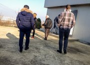 Председателят  на ОбС  и съветници от ОББО проверяват пречиствателните станции