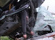Снимки от катастрофата на магистралата