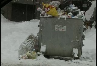 Ниските температури повредиха сметосъбиращата техника Скрийншот