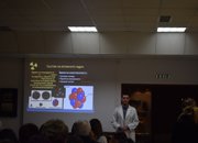 Ученици от ППМГ “Акад. проф. д-р Асен Златаров” изнесоха открит урок за Мария Кюри в присъствието на гости от РУО