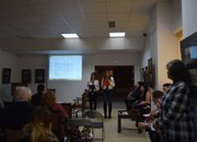 Ученици от ППМГ “Акад. проф. д-р Асен Златаров” изнесоха открит урок за Мария Кюри в присъствието на гости от РУО