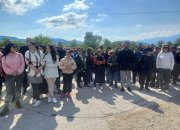 Спокойно и при засилено полицейско присъствие премина протестът в Скравена