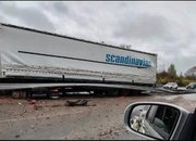 ТИР самокатастрофира след тунел „Витиня“, километрична опашка на АМ „Хемус“