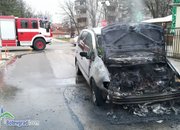 Автомобил се запали по време на движение 