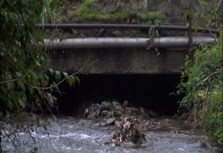 Ако нивото на река Бистрица се повиши, водата ще навлезе в имотите на улица Цар Симеон в село Трудовец Скрийншот