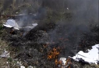 Запалени отпадъци от стиропор вчера обзагазяваха северната част на Ботевград Скрийншот