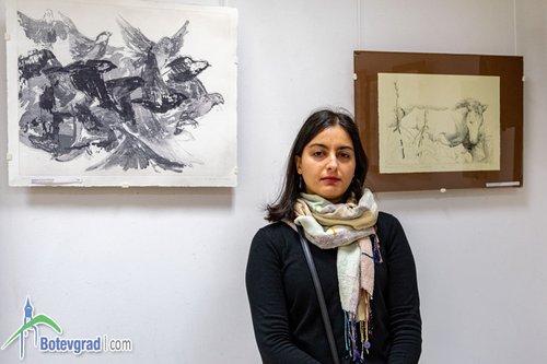 Художничката с ботевградски корени – Савина Мантовска, представя 40 графики в залата на Историческия музей