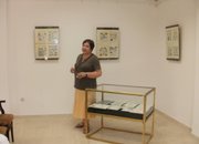 Момчил Пенев представя своя филателен експонат „Еволюция на гръбначните животните”