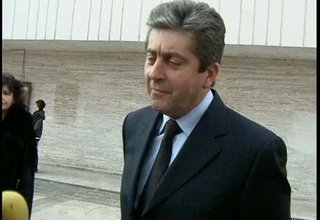 Президентът Георги Първанов за новините на телевизия Ботевград Скрийншот