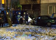 Пламна лек автомобил, паркиран на бул. “Трети март”