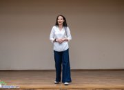 Актрисата Гергана Стоянова със серия от срещи в Ботевград