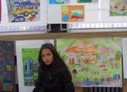 Мирослава Миткова Георгиева от с. Малки Искър с награда за детска рисунка