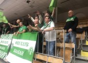 Фенове на Балкан подкрепиха тима в Унгария, празнуват с играчите