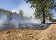 Пожар избухна в Новачене, огънят стигна до къщитe