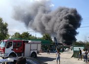 Гори складът за вторични суровини на „Никсметал”