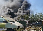 Гори складът за вторични суровини на „Никсметал”