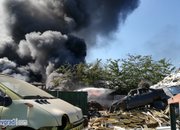 Гори складът за вторични суровини на „Никсметал”