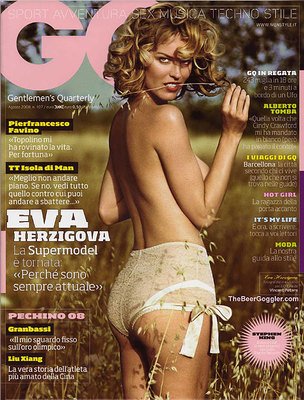 Ева Херцигова се съблече за GQ