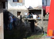 Късо съединение в пералня предизвика пожар