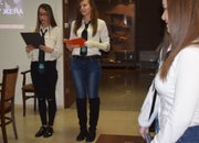 Ученици от ППМГ “Акад. проф. д-р Асен Златаров” изнесоха открит урок за Мария Кюри в присъствието на гости от РУО