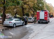 Горя лек автомобил на бул. “Трети март”
