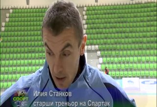 Двамата треньори - Илия Станков на Спартак и Александър Тодоров на Балкан след мача Скрийншот