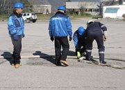 Пожарникари и доброволци гасиха „пожар” в „Етропал”