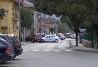 Катастрофа с полицейски автомобил на улица Сан Стефано Скрийншот