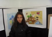 Мирослава Миткова Георгиева от с. Малки Искър с награда за детска рисунка