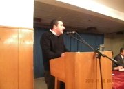 Препълнен салон посрещна Георги Първанов
