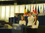 Ученици от ПГПЧЕ „Алеко Константинов”, Правец - евродепутати в Страсбург 