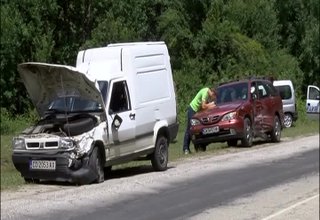 Две катастрофи станаха вчера, за щастие няма пострадали хора Скрийншот