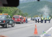 Автобус на Юнион Ивкони се блъсна в автомобил на Автомагистрали