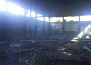 Какво остана от двете зали след пожара - снимки