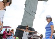 Ева Лонгория се разхвърля на плажа Копакабана 
