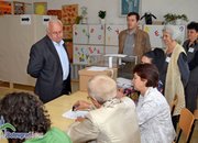 Кметът Георги Георгиев гласува