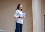 Актрисата Гергана Стоянова със серия от срещи в Ботевград
