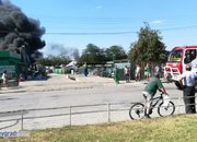 Гори складът за вторични суровини на „Никсметал”