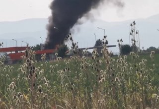 Отцепен е районът около метан-станцията в Разлив Скрийншот