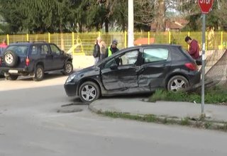 Катастрофа заради не спиране на знак стоп Скрийншот