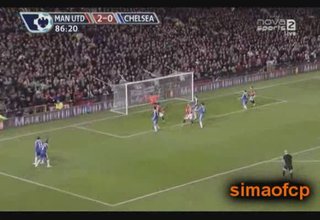 Манчестър Юнайтед - Челси 3:0 Димитър Бербатов гол Скрийншот