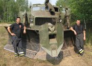 Фотогалерия: Снимките на пожарникаря Валентин Михаилски от мисията им в Русия