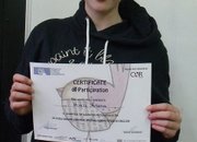 Грамоти за участие в състезание по творческо писане на английски