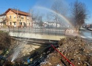 Спукана тръба на водопровода на бул. „Трети март”