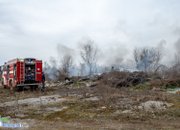 Горят автомобилни гуми в северната част на Ботевград