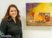Ботевградчанката Камелия Петкова за първи път показва свои картини пред публика 