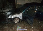 Пламна лек автомобил, паркиран на бул. “Трети март”